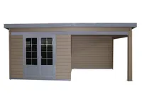 Abri de jardin composite GREEN OUTSIDE Abau6x3pybois Ep.28 mm, 18.75 m²