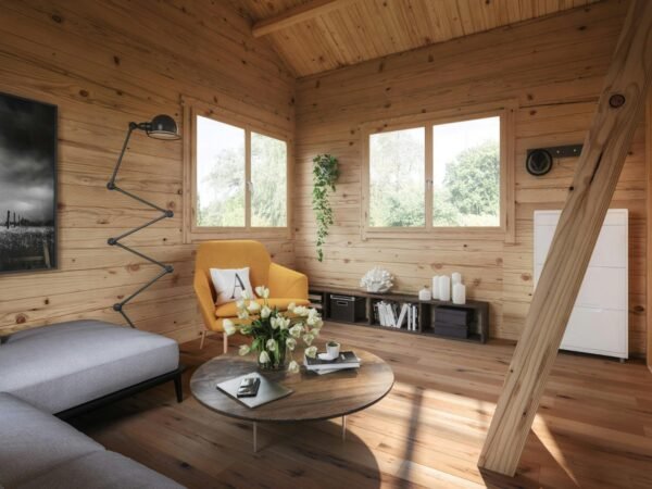 Chalet en bois 25 m² Folkstugan – Image 6