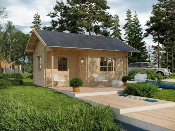 Chalet en bois 25 m² Folkstugan – Image 5