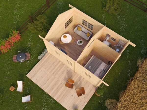 Chalet en bois 25 m² Sophie – Image 4