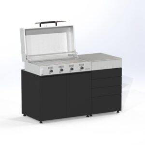 Cuisine d'extérieur ZARGOZA II 155 cm - 2 modules