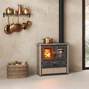 Cuisinière à Bois Rosetta 5.0 Maiolica - 7,9 Kw