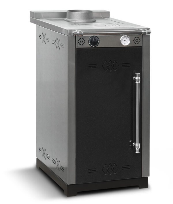 Cuisinière à bois MINA 45 cm Noire