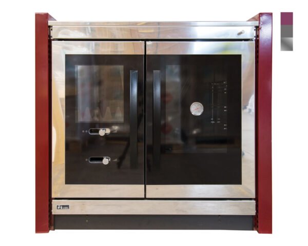 Cuisinière à bois PALANKA 91 cm rouge ou inox – Image 2
