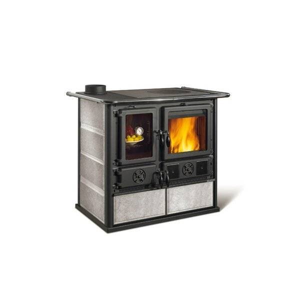 Cuisinière à bois Rosa Sinistra Reverse pierre naturelle - 10 Kw – Image 2