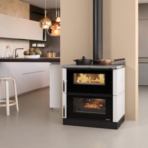 Cuisinière à bois VERONA XXL MAIOLICA 7 KW