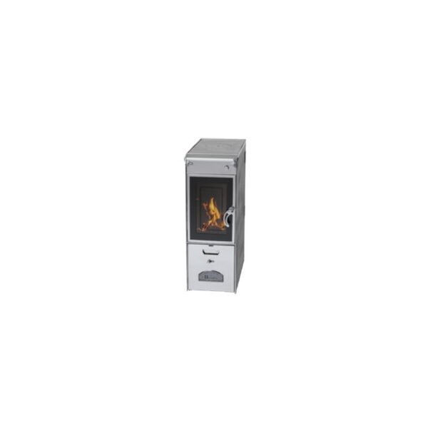 Cuisinière à bois chauffante sans four 12,5 kW - 4,9 kW