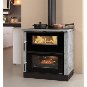 Cuisinière à bois encastrable Verona XXL Petra - 7 Kw