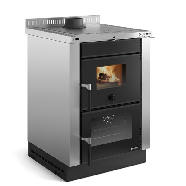 Cuisinière à bois encastrable Vicenza Evo - 6 Kw – Image 2