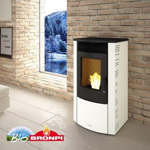 poêle à granulés pellets abril extra 11 kw bronpi – Image 3