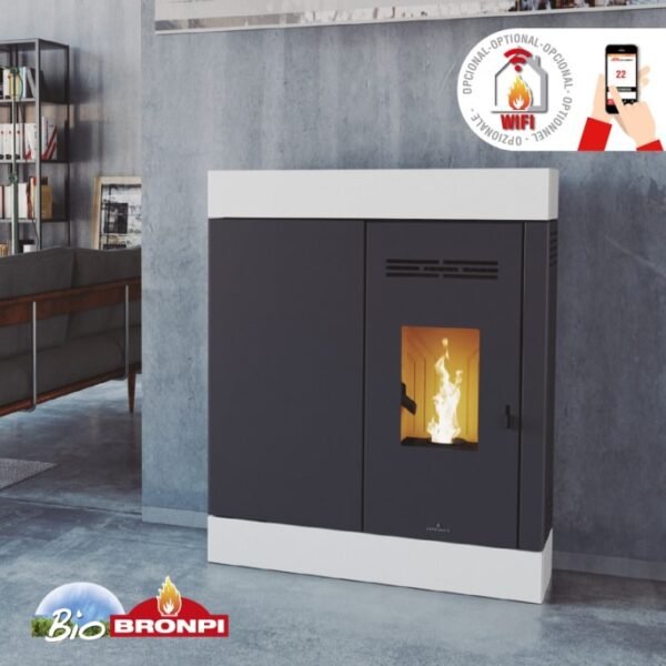 poêle à granulés pellets cira 8,5 kw bronpi – Image 2