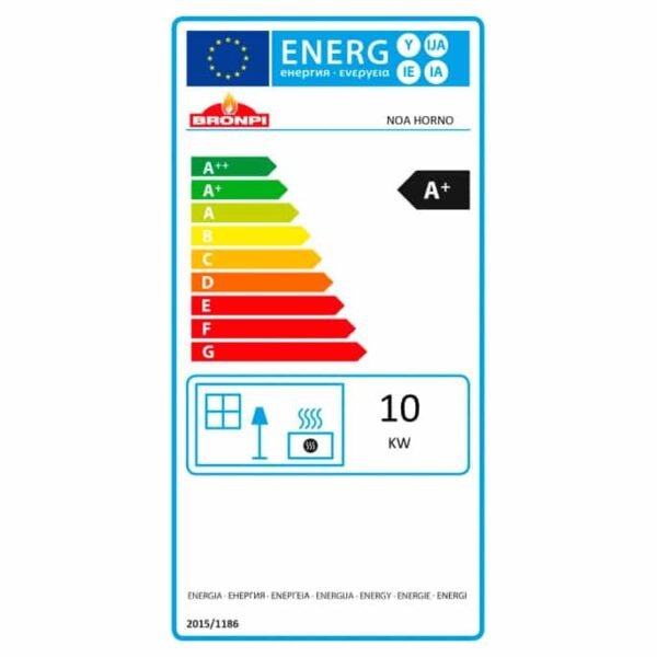 poêle à granulés pellets noa horno 11 kw bronpi – Image 4