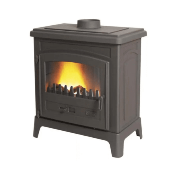 Poêle à bois GODIN Fonteval Anthracite 10 kW