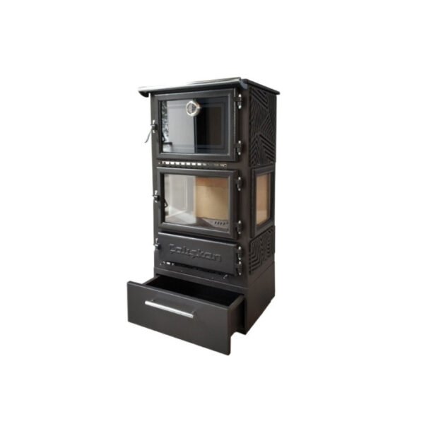 Poêle a bois avec four 306-3D- Box- 12 kW – Image 3