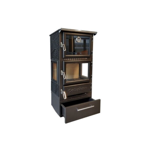 Poêle a bois avec four 306-3D- Box- 12 kW – Image 5