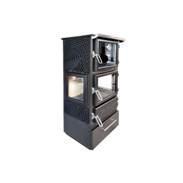 Poêle a bois avec four 306-3D- Box- 12 kW – Image 6