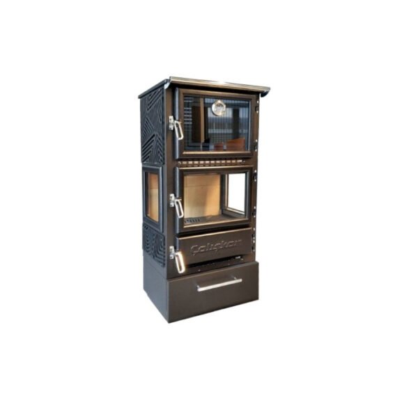 Poêle a bois avec four 306-3D- Box- 12 kW – Image 7