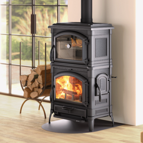 Poêle à bois en fonte émaillé Isotta Forno Evo 9.7 kW La Nordica