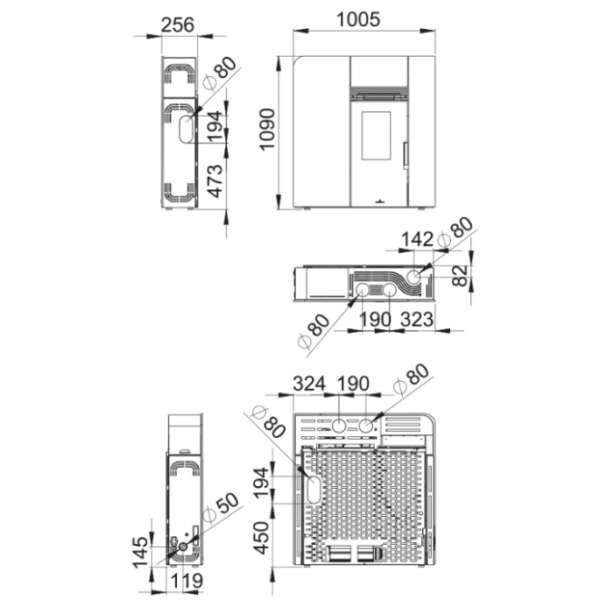 poêle à granulés bronpi cleo 12.4 kw – Image 3