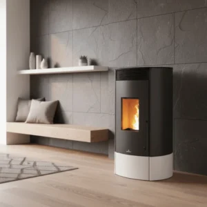 poêle à granulés pellets mila 11 kw bronpi